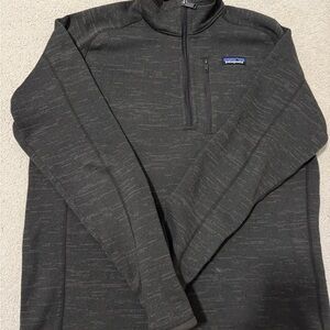 Patagonia Better Sweater Brown Quarter-Zip Fleece size Medium
